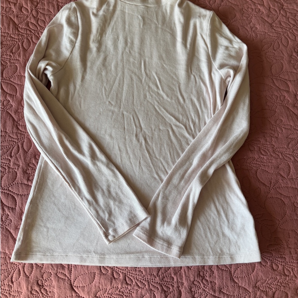 a new day Cream Long Sleeve Tee